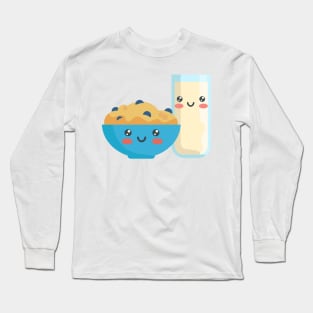 Kawaii Cute Breakfast Long Sleeve T-Shirt